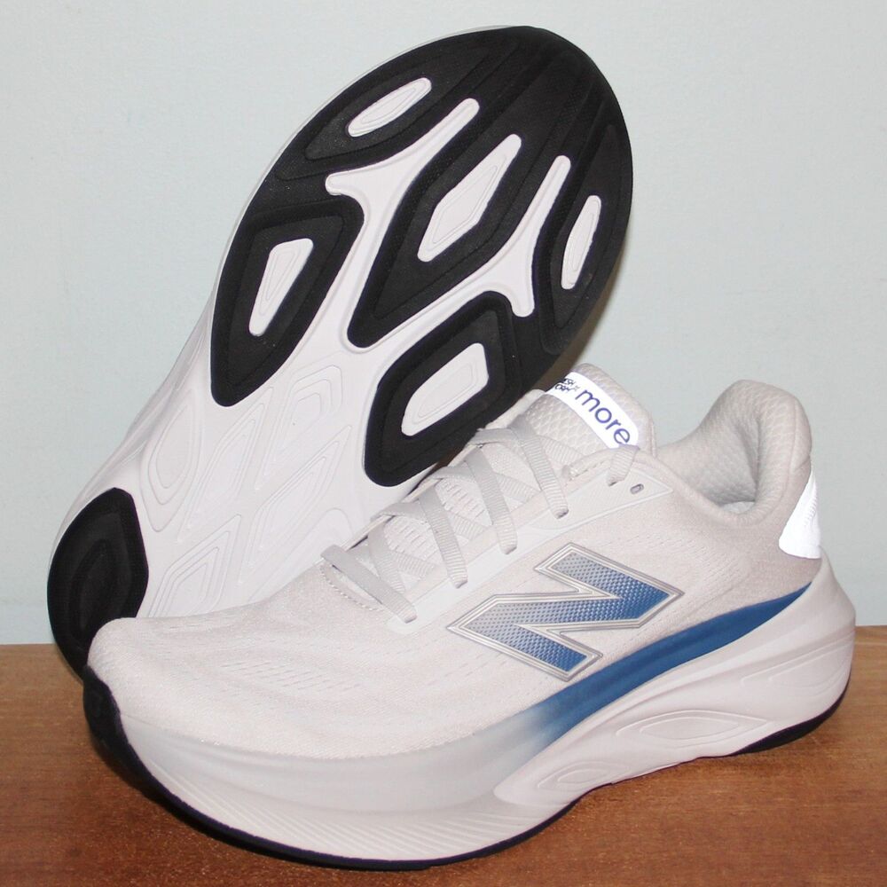 New Balance Fresh Foam X More v6 Running Shoes Mens 9 D White Blue